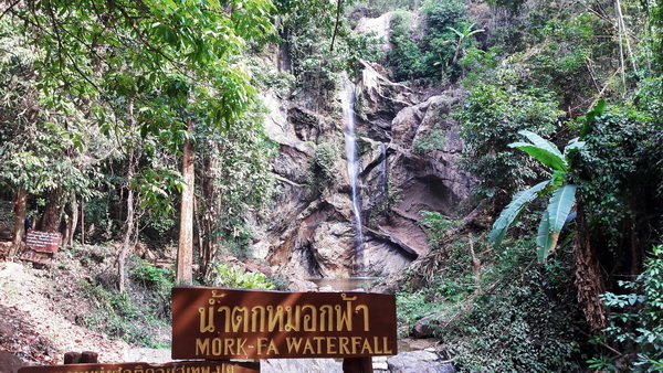 mokfa waterfall, mok fah waterfall, tour from chiang mai to pai, mok fa waterfall, mokfah waterfall