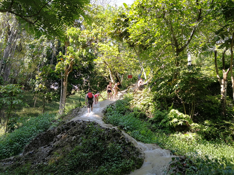 buatong sticky waterfall, sticky waterfall, bua tong waterfall, buatong waterfall