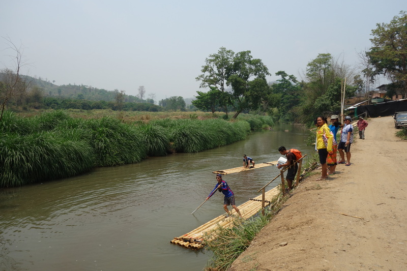 bamboo rafting mae wang, bamboo rafting in mae wang, bamboo rafting chiang mai, bamboo rafting in chiang mai