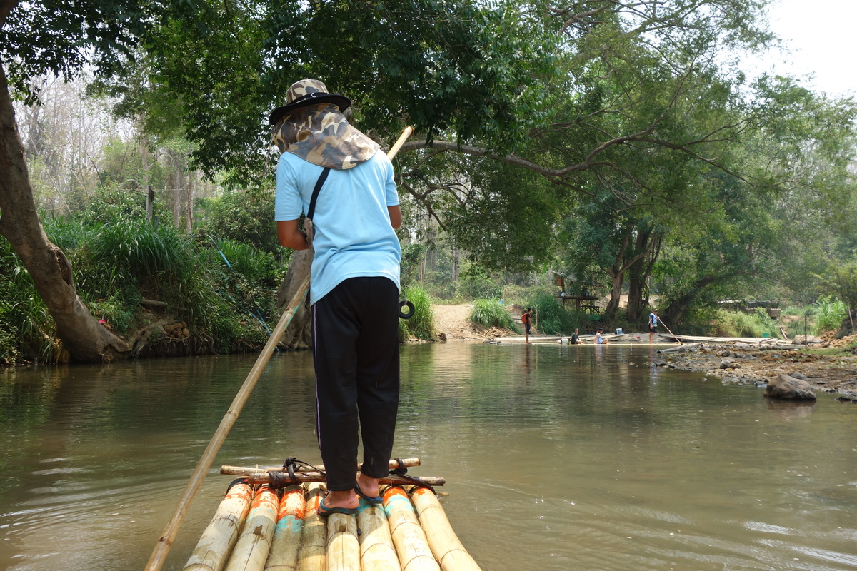 bamboo rafting mae wang, bamboo rafting in mae wang, bamboo rafting chiang mai, bamboo rafting in chiang mai