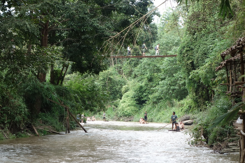 Bamboo Rafting in Mae Wang