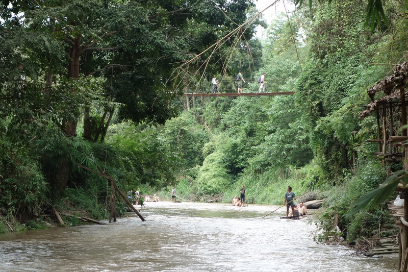 bamboo rafting mae wang, bamboo rafting in mae wang, bamboo rafting chiang mai, bamboo rafting in chiang mai