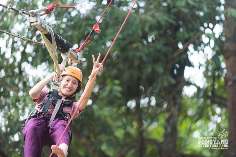 chiang mai zipline, zipline in chiang mai, chiang mai zipline adventure