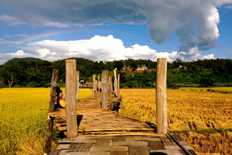 su tong pae bridge, su tong pae bamboo bridge, su tong pae, sutongpae bridge, sutongpae bamboo bridge