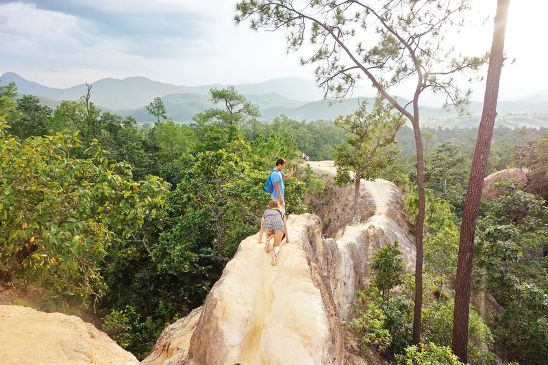pai canyon, kong lan, sunset in pai, canyon in pai, konglan pai canyon, kong lan, sunset in pai, canyon in pai