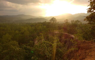 pai canyon, kong lan, sunset in pai, canyon in pai, konglan