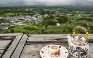 yunlai viewpoint, santichon village, chinese yunnan cultural village, chinese yunnan village