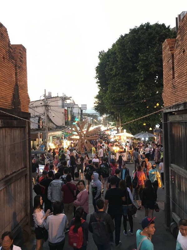At the front of Sunday Walking Street