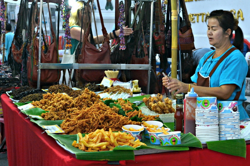 test local food in Sunday Walking Street