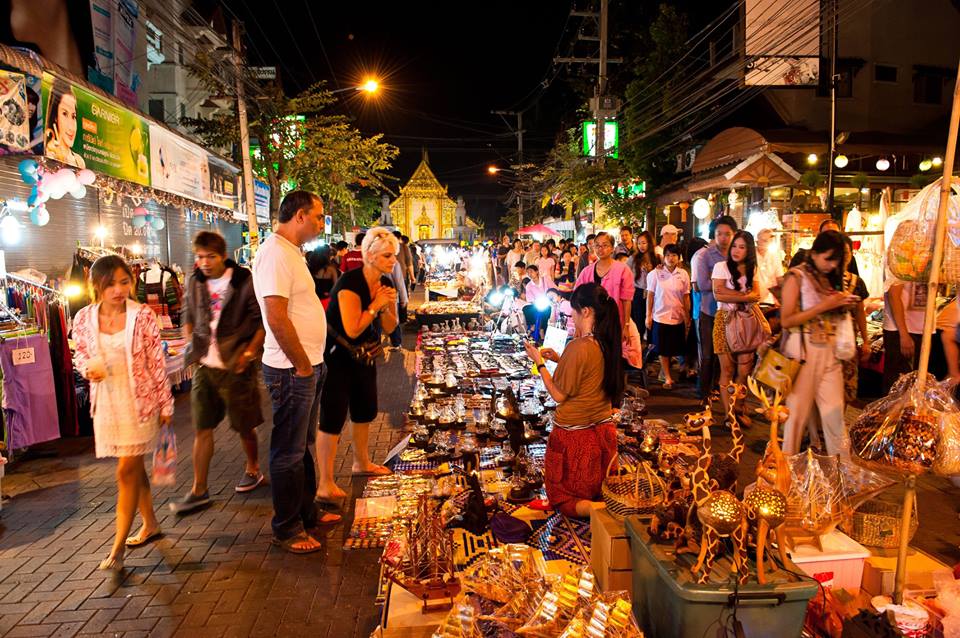 Wua Lai Walking Street Chiang Mai